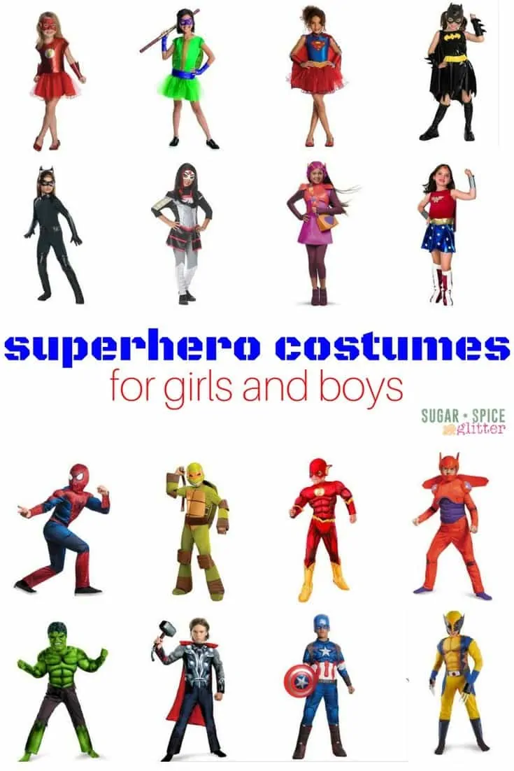 Amazon Superhero Costumes – for Girls and Boys