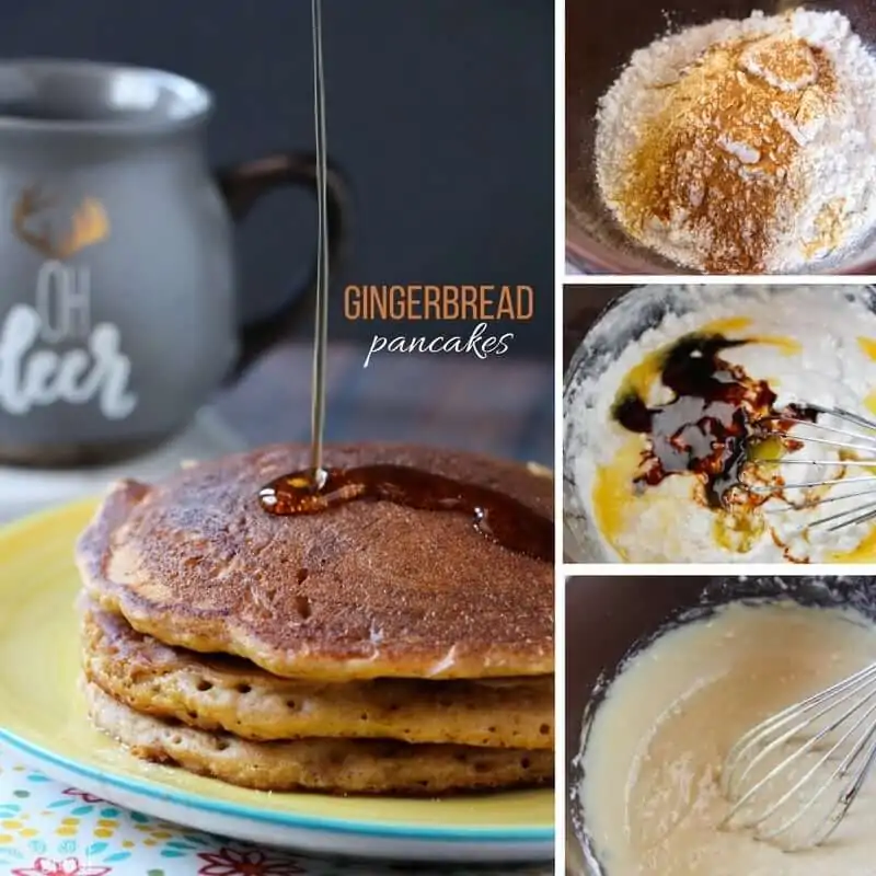 Easy gingerbread pancakes