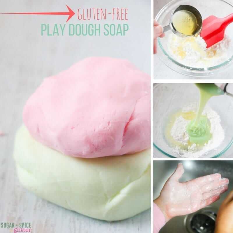 Gluten-free play dough soap