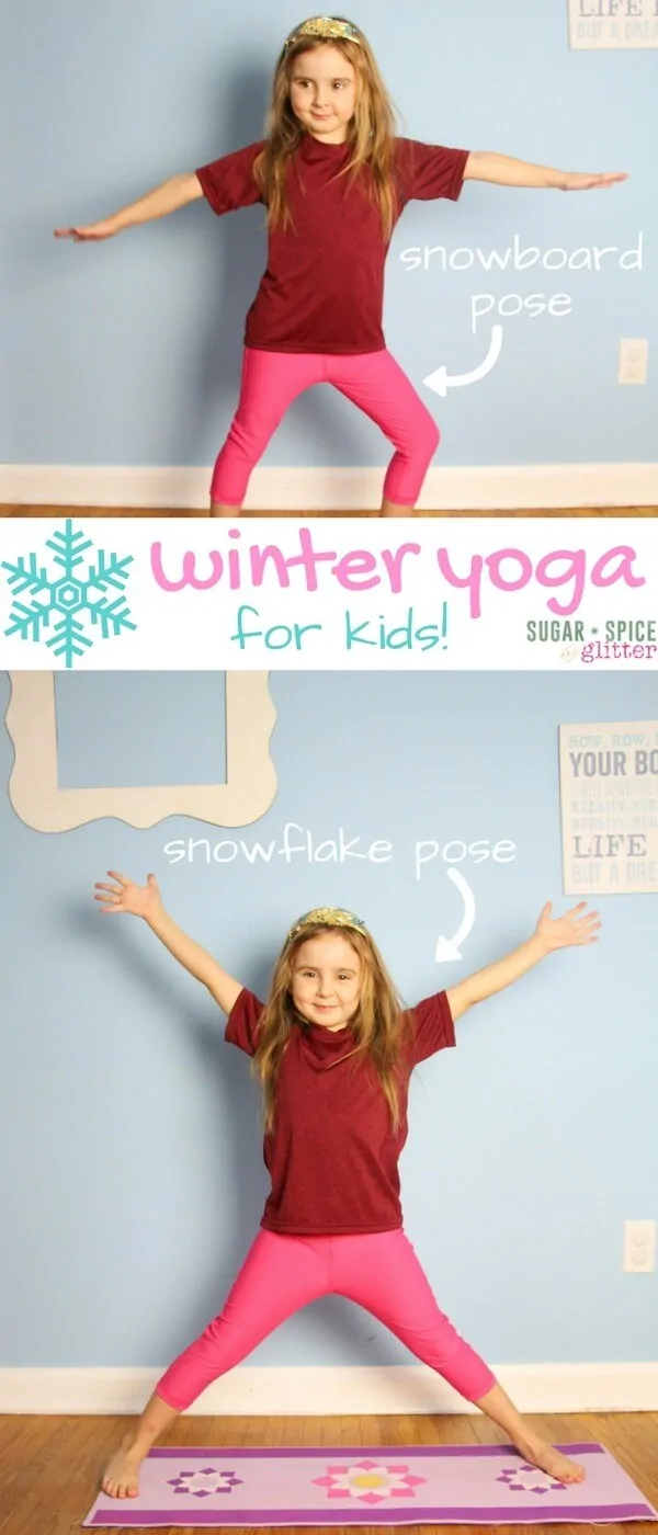 Winter Yoga Cards for Kids | Yoga for kids, Kids cards, Yoga cards