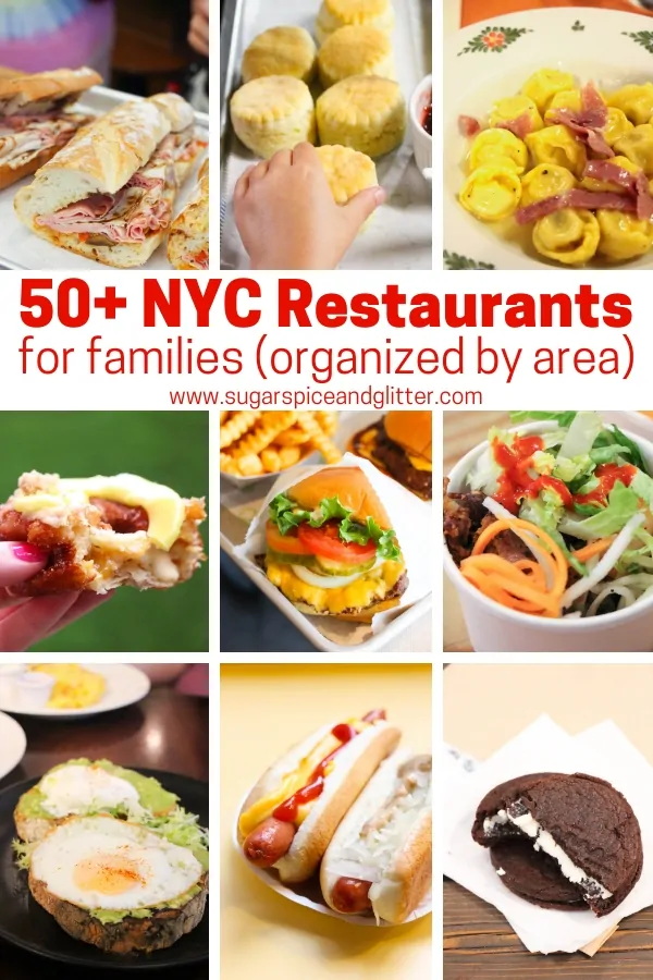 Family-friendly NYC Restaurants by Area