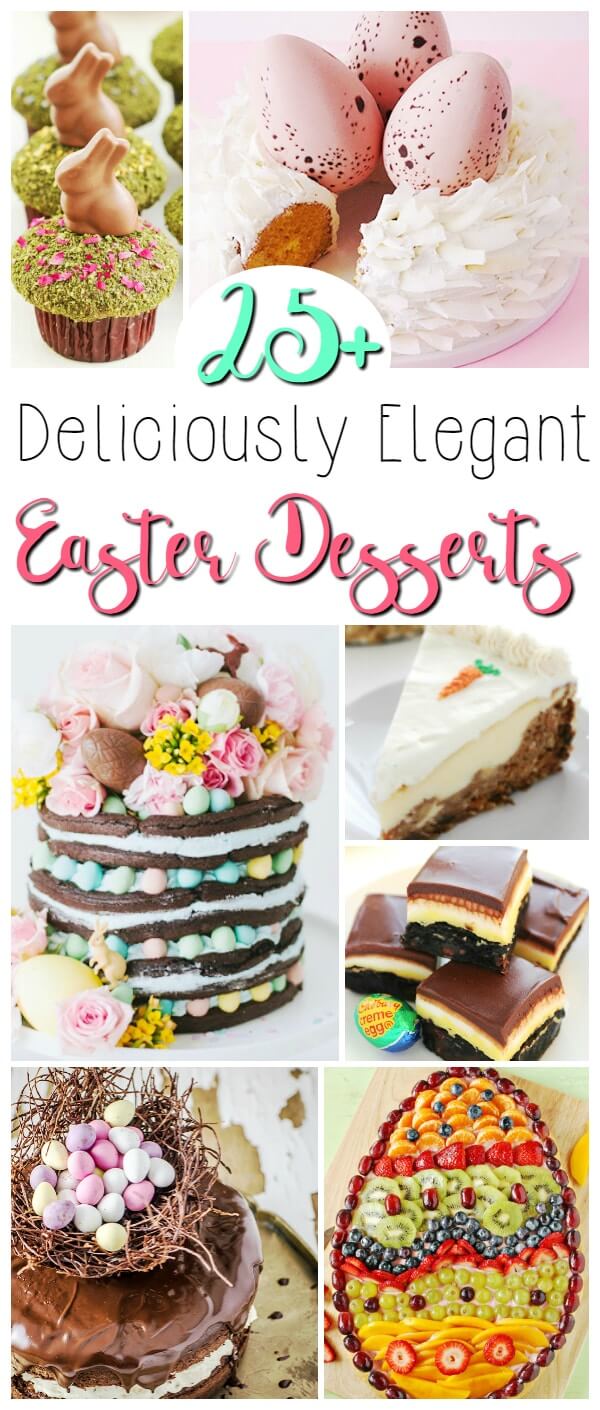 If you're looking for some serious inspiration for your own Easter Dessert recipe look no further than this completely drool-worthy collection of deliciously elegant Easter Desserts