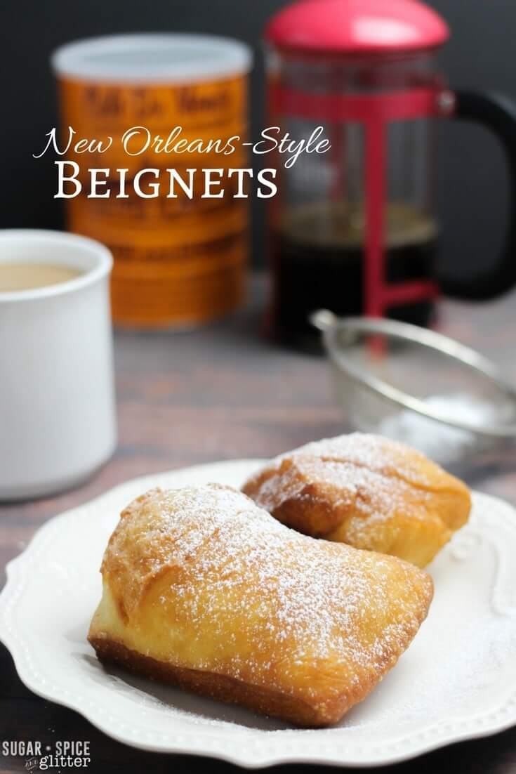 Perfect for Mardi Gras, a family brunch, or a gathering of friends in the afternoon, these delicious New Orleans-style Beignets are super easy to make and will leave you feeling happy and indulged
