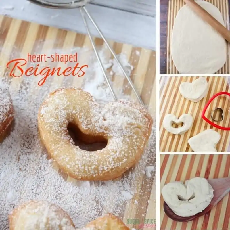 How to make heart-shaped beignet donuts