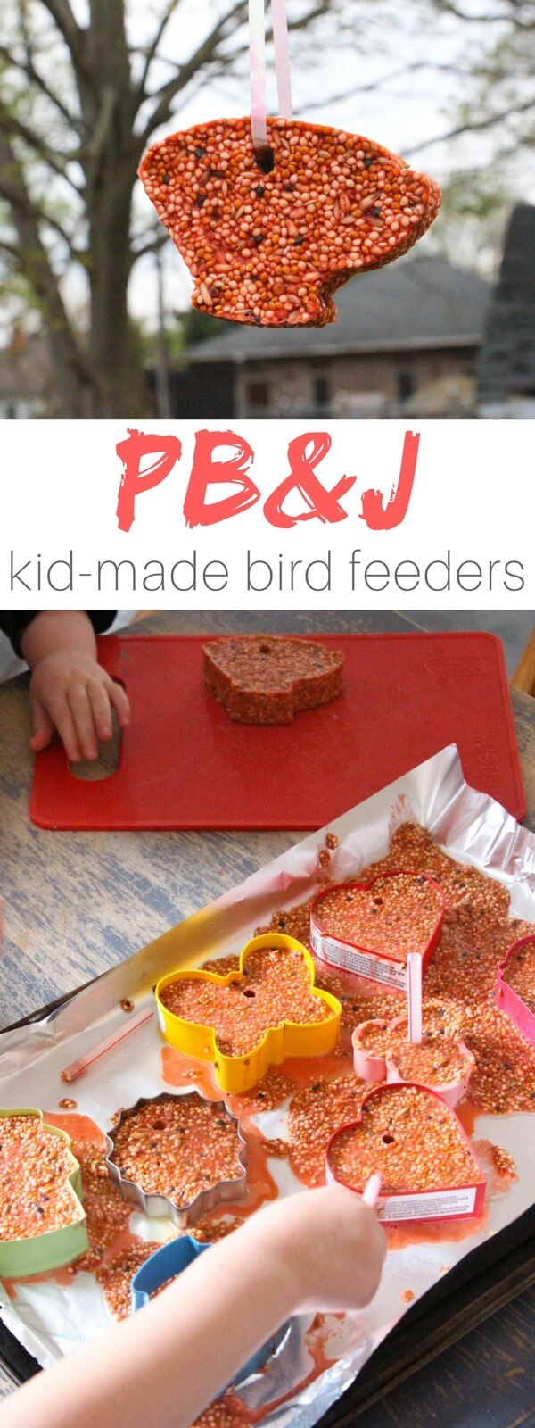 PB&J Bird Seed Ornaments