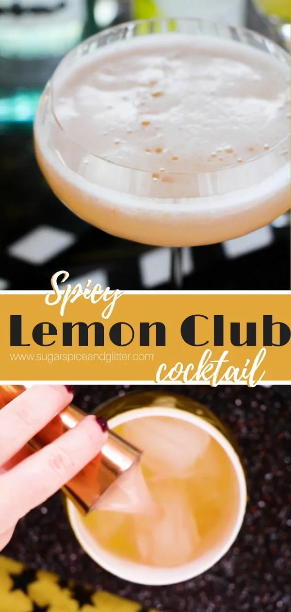 Our Lemon Club Cocktail recipe is inspired by a Prohibition classic - a lemon meringue pie cocktail with a bit of optional kick!
