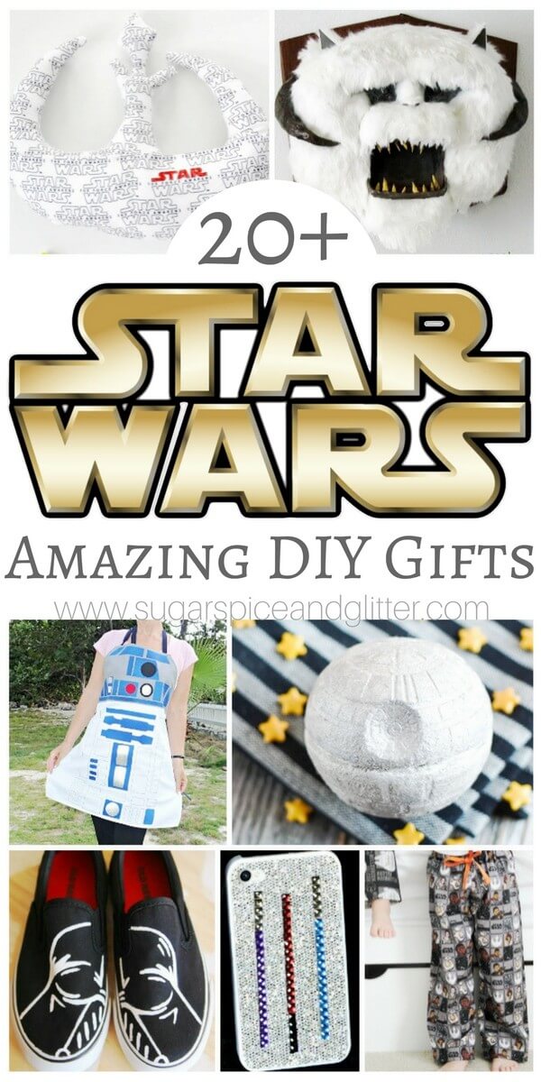 DIY Star Wars Gifts for your Jedi to wear, decorate, and use  Diy star  wars gifts, Star wars diy, Star wars personalized gifts