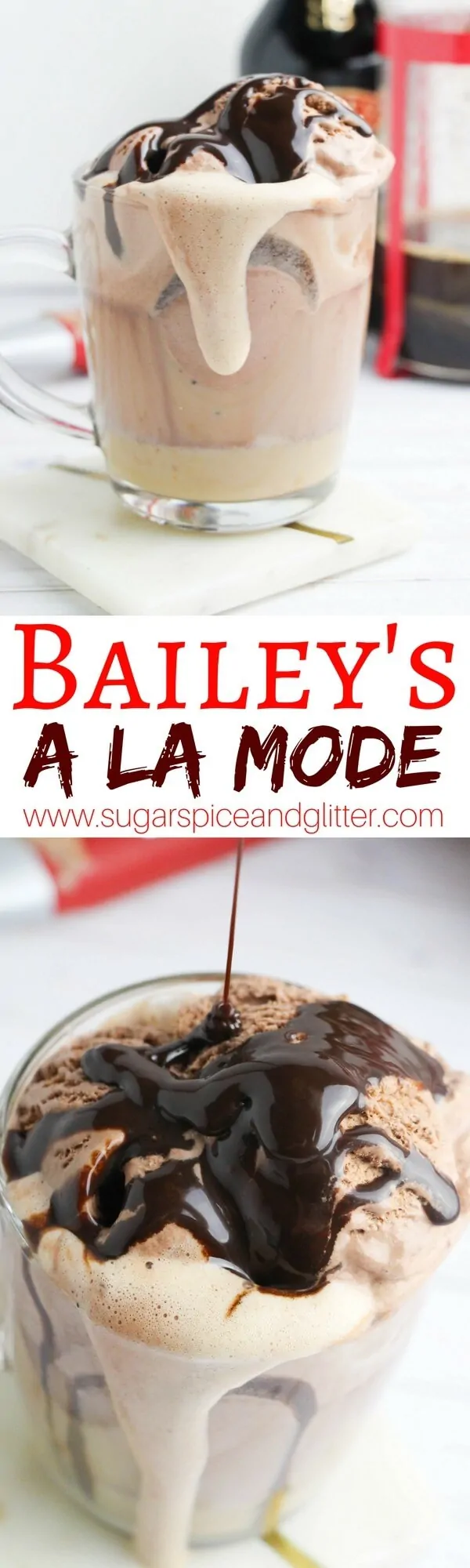 Bailey’s Coffee a la Mode, for the perfect dessert coffee cocktail your guests will go crazy for!