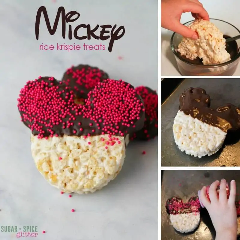 How to make Mickey rice krispie treats for an easy no-bake Disney dessert