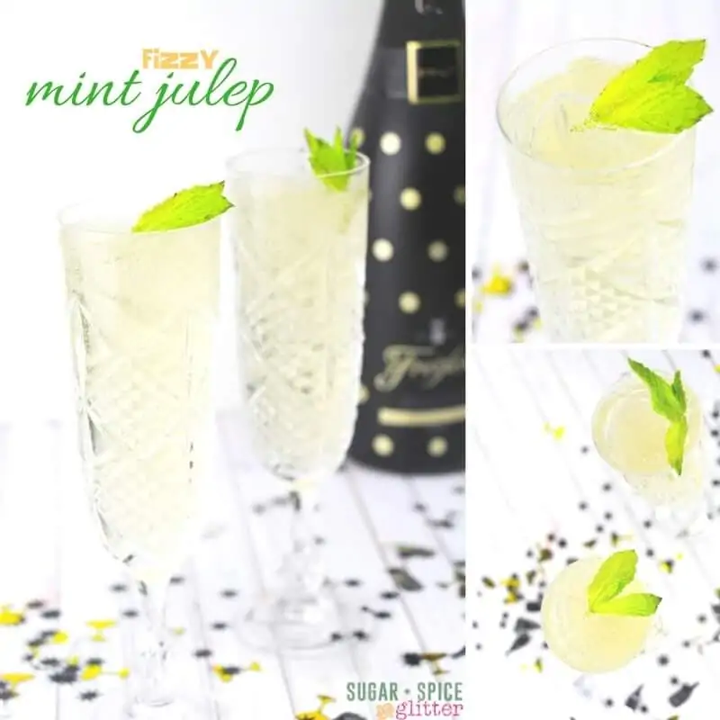 How to make a mint julep cocktail spiked with champagne