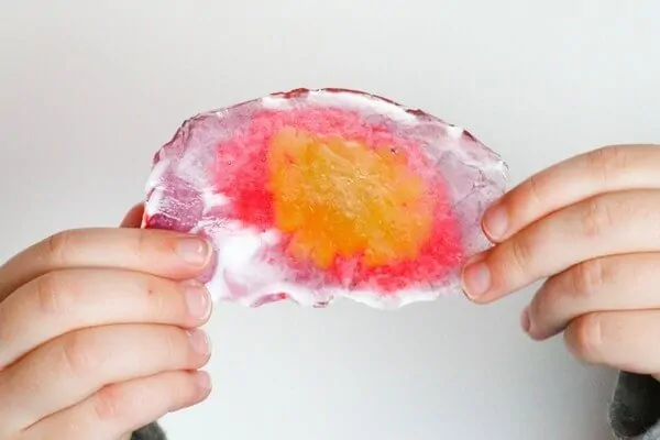 DIY Candy Agate Slices kids can make