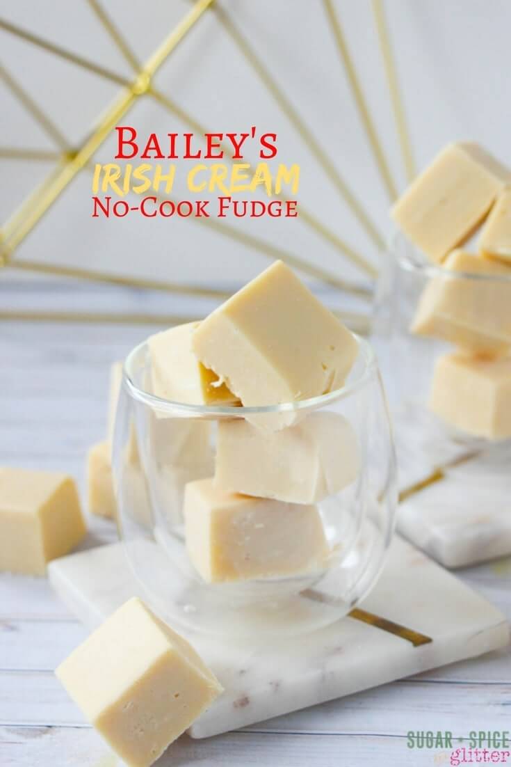 This creamy and delicious Bailey's fudge is made with just 4 ingredients. The perfect homemade gift just for adults!
