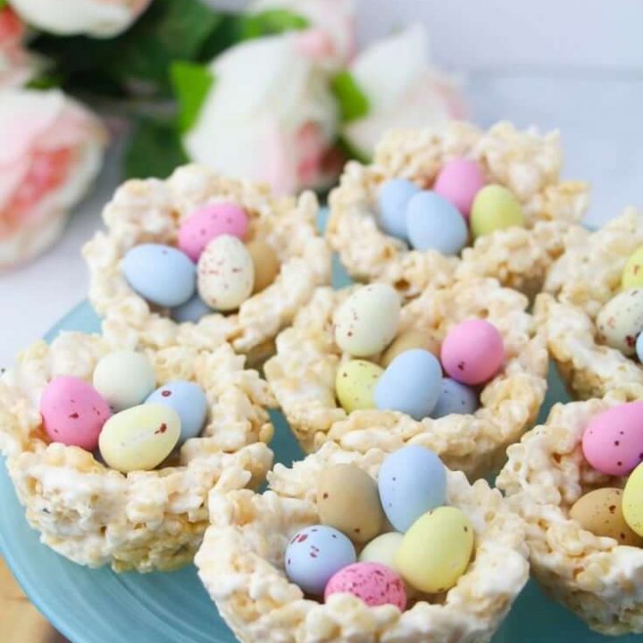 No-Bake Mini Egg Easter Nests (with Video) ⋆ Sugar, Spice and Glitter