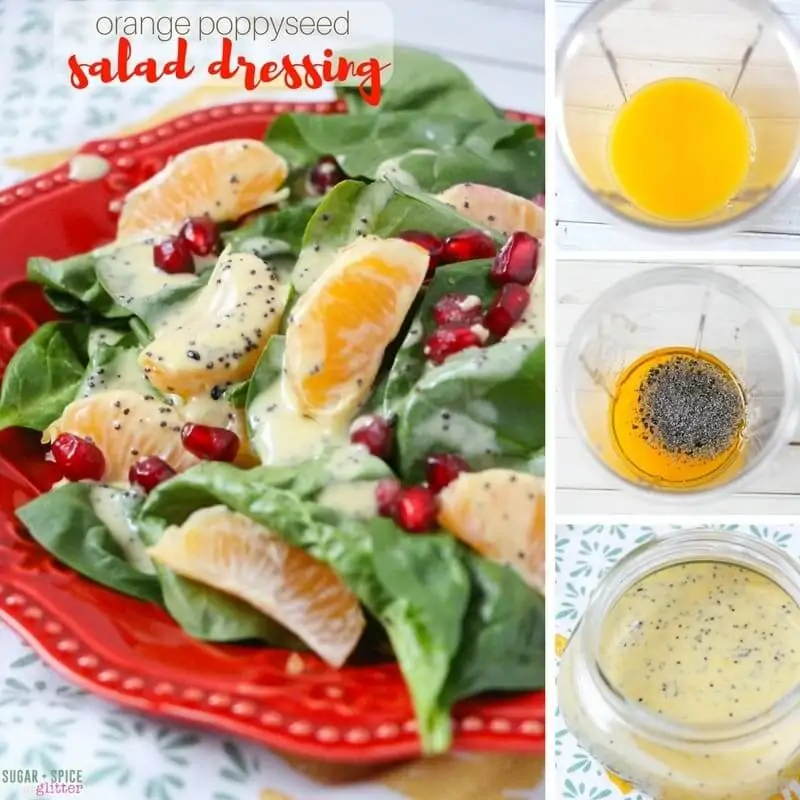 How to make a creamy, dairy-free orange poppyseed salad dressing