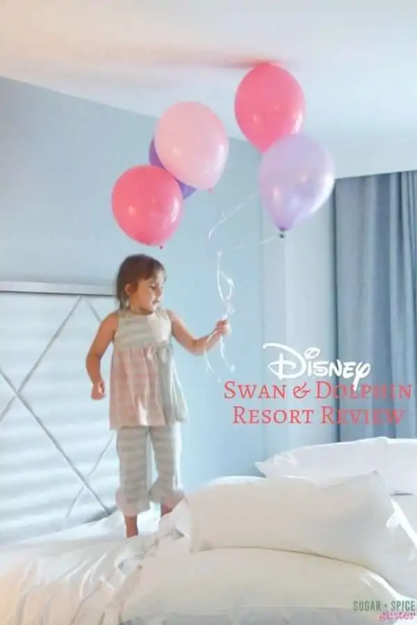 An honest review of the Walt Disney World Swan and Dolphin resort, including their Disney character meals at Garden Grove restaurant
