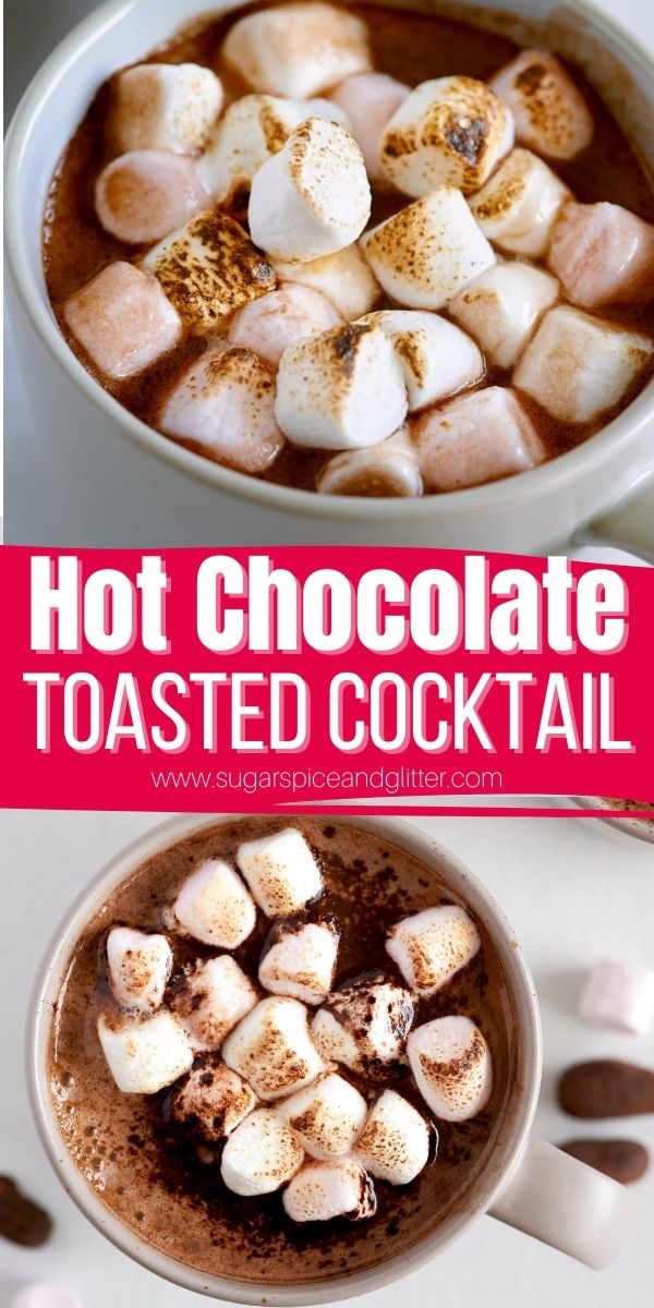 Today's Spiked Hot Chocolate recipe is the perfect winter cocktail for warming up on chilly nights. Whether you're cozying up by the fire or braving the cold, this hot chocolate cocktail brings will warmth all of it's own.