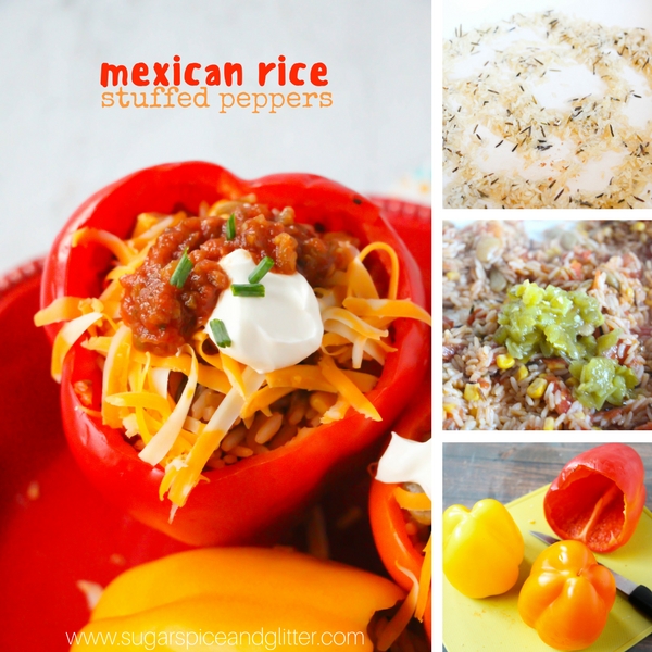 Mexican Rice Stuffed Peppers