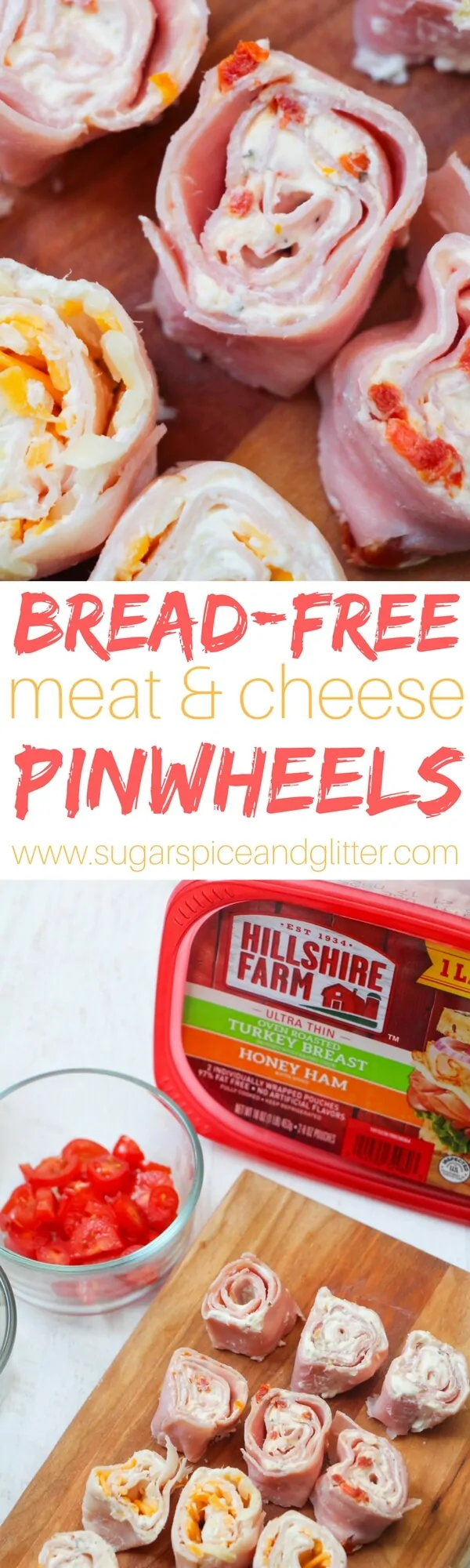 A fun lunch box idea for kids - these bread-free pinwheel meatwiches are a delicious keto snack