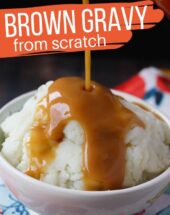 This simple homemade gravy is easy and quick enough to whip up for any meal, but still tastes special enough for the holidays