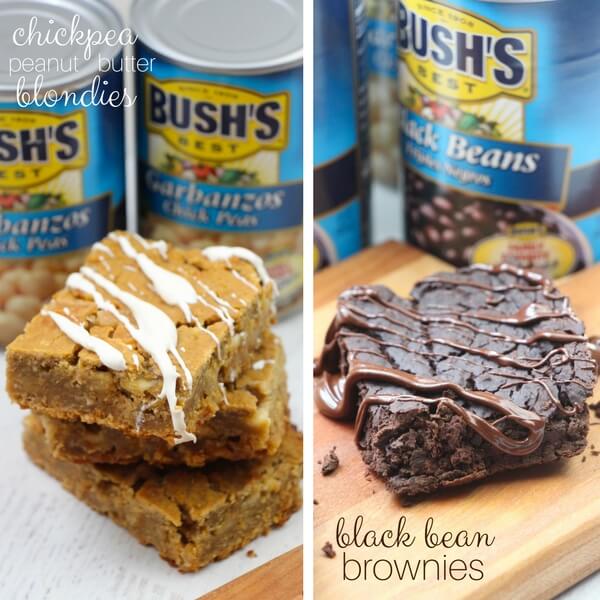 Which recipe will your kids love more? Chickpea peanut butter blondies or black bean brownies?!