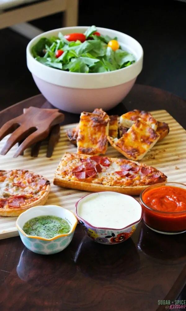 A delicious trio of pizza dipping sauces - each ready to enjoy in under a minute. The perfect pairing to your Red Baron pizza for the perfect family pizza night.