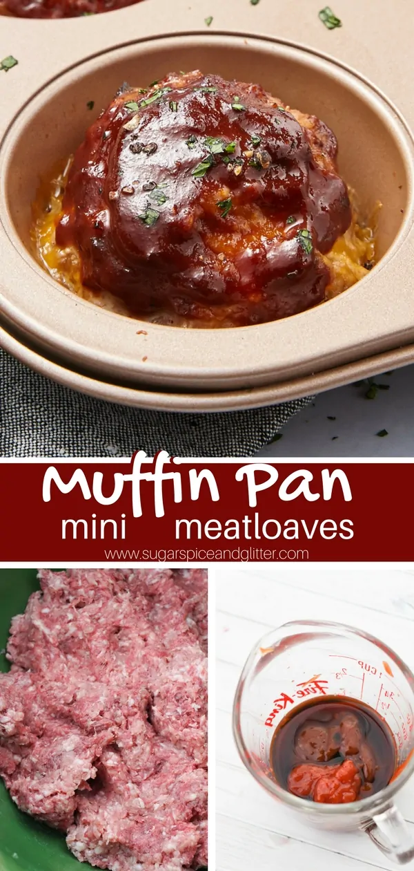 A delicious and kid-friendly recipe for muffin pan meatloaf, perfect for meal prep or lunch boxes. This cheesy, saucy meatloaf is perfect for a healthy comfort food lunch