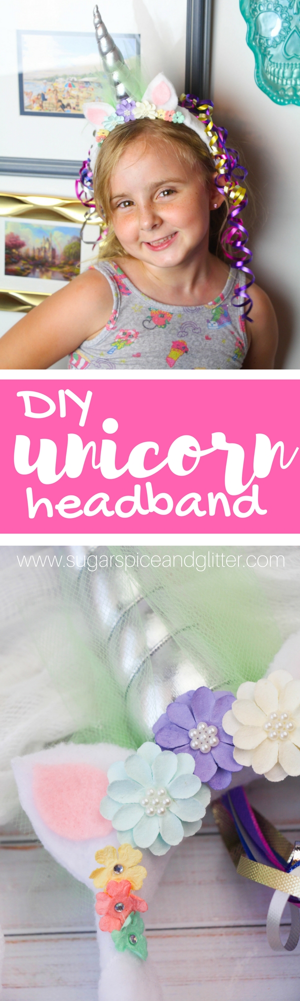 How cute is this Unicorn Headband kids can help make? Perfect for a DIY unicorn costume, a unicorn party idea or just a fun accessory for a unicorn-obsessed kid