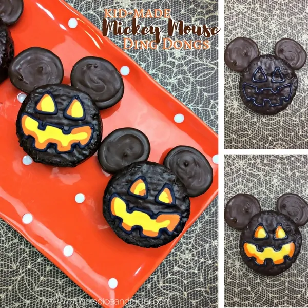 How to make Mickey Mouse chocolate lanterns