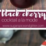 Black Cherry Float for Grown-ups