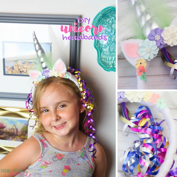 How to make an easy unicorn headband that your kids will love. Perfect for a unicorn costume or party