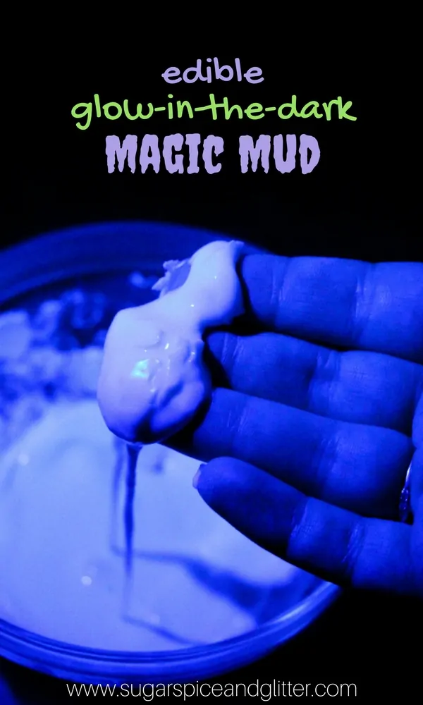 2-ingredient EDIBLE Glowing Magic Mud (with Video)