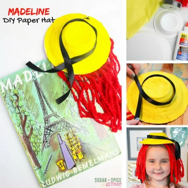 How to make a Madeline hat inspired by the classic Children's Picture Book by Ludwig Bemelman's