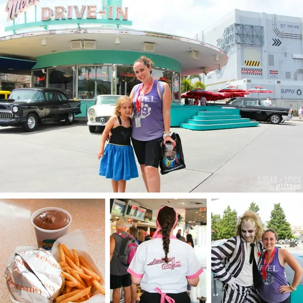 Mel's Drive in at Universal Studios Florida - the best hamburger at Universal Studios for kids