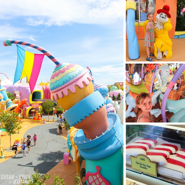 Seuss Landing at Island of Adventure - on overview of all attractions you need to visit with kids at Universal Studios