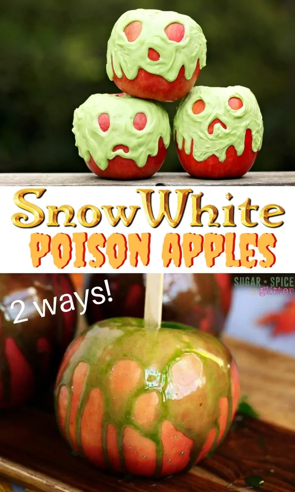 Snow White Poison Candy Apple (2 ways) with Video