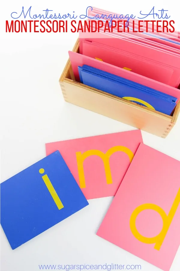 Toward Reading and Writing: The Montessori Sandpaper Letters