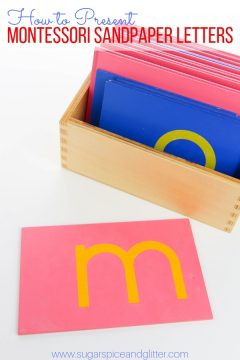 Toward Reading and Writing: The Montessori Sandpaper Letters ⋆ Sugar ...