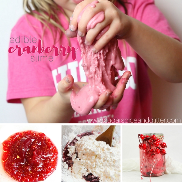 How to make an edible cranberry slime with just two ingredients