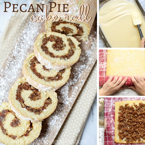 How to make a pecan pie cake roll for Thanksgiving