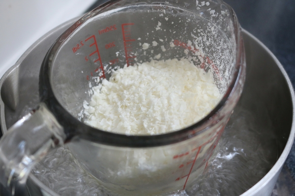 How to melt shea butter for sugar scrub cubes