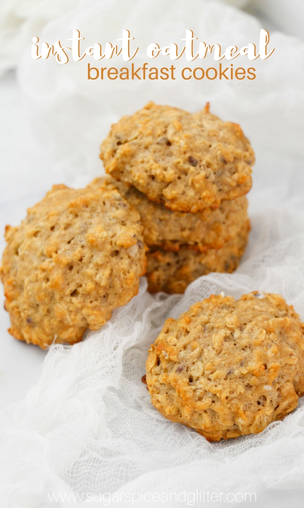 Healthy Oatmeal Cookies from Instant Oatmeal Mix (with Video)