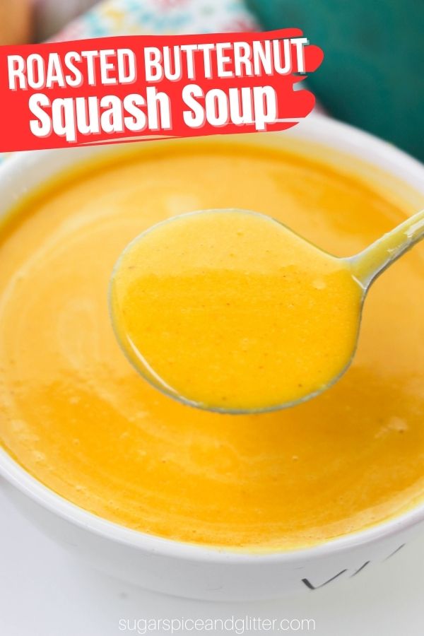 Roasted Butternut Squash Soup (with Video)
