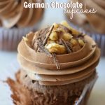 German Chocolate Cupcakes
