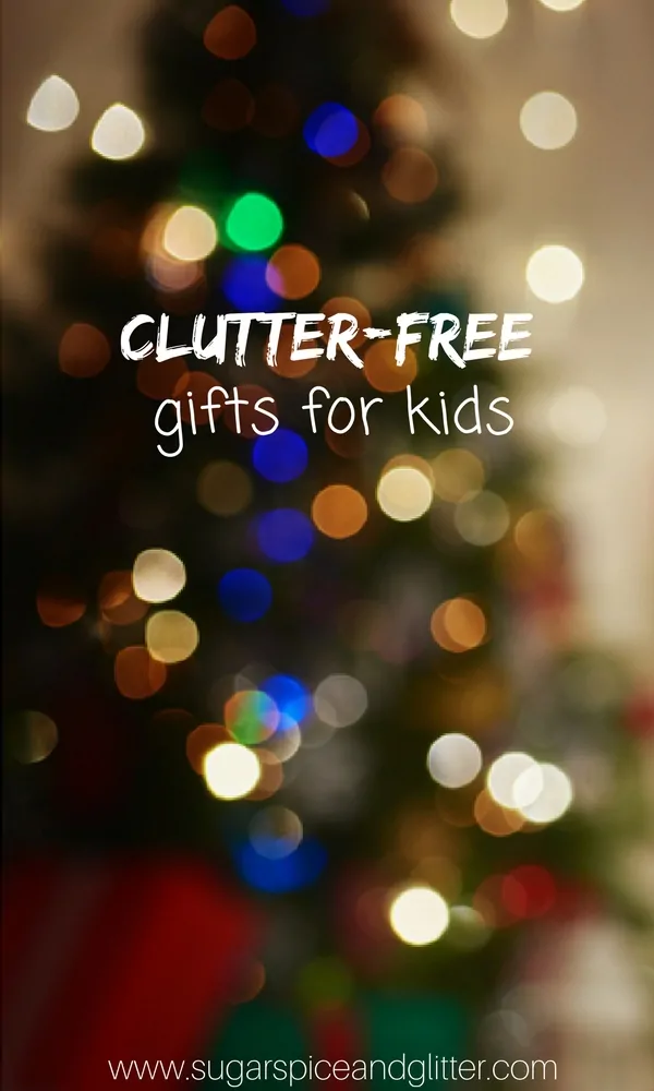 Whether you are shopping for a minimalist family or trying to keep the house clutter-free after a major purge, these Clutter-free Gifts for Kids are intentional, thoughtful gifts that any kid would love to receive - and will keep their clutter-hating parents happy, too! Minimalist kids gift guide