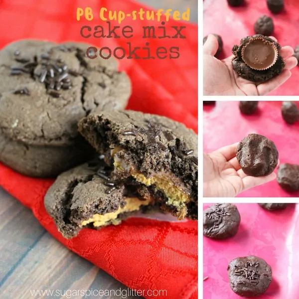 How to make Peanut Butter stuffed Chocolate Cookies