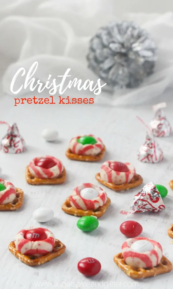 Christmas Pretzel Kisses
