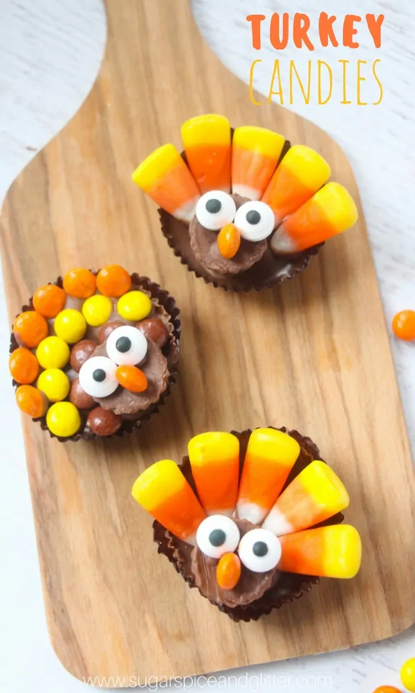 Peanut Butter Cup Turkey Candy