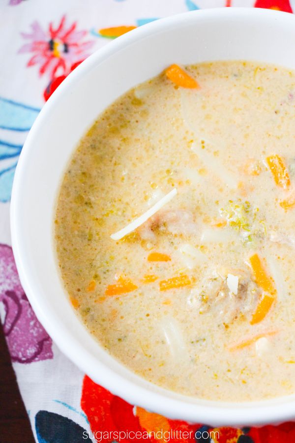 Instant Pot Broccoli Cheese & Chicken Soup