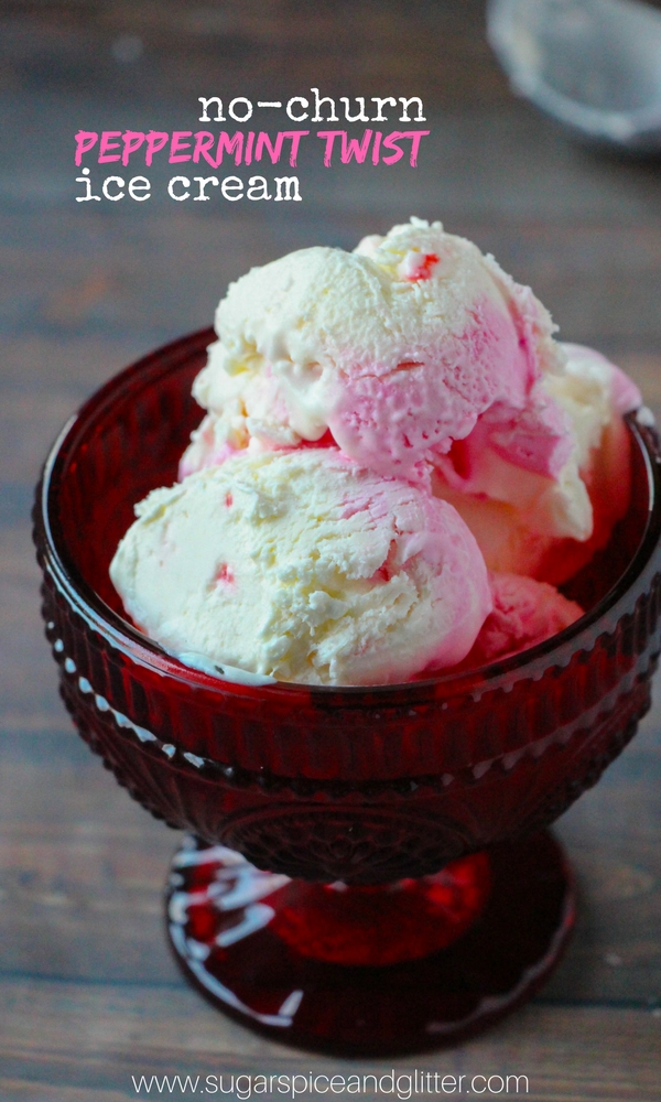A decadent and creamy candy cane crunch ice cream recipe you can make without an ice cream machine. This no-churn Peppermint Ice Cream is refreshing and delicious with a peppermint-vanilla flavor