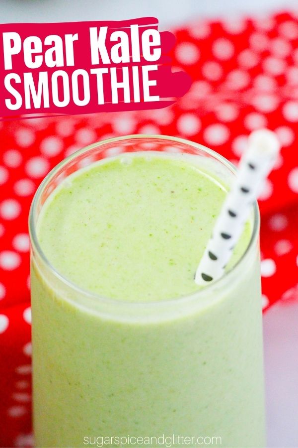 Pear Kale Smoothie (with Video)